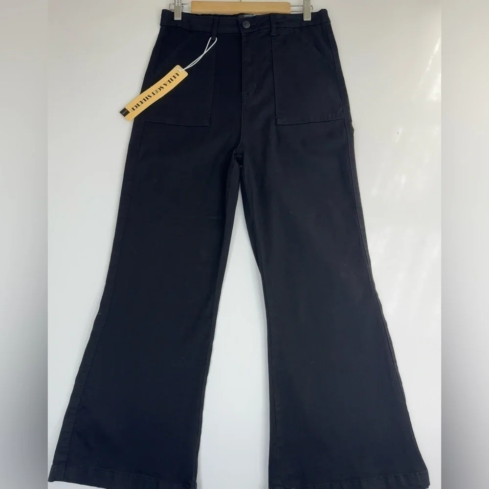 NWT Monkey Ride High Rise Trouser Flare Stretch Jeans Size 11/30